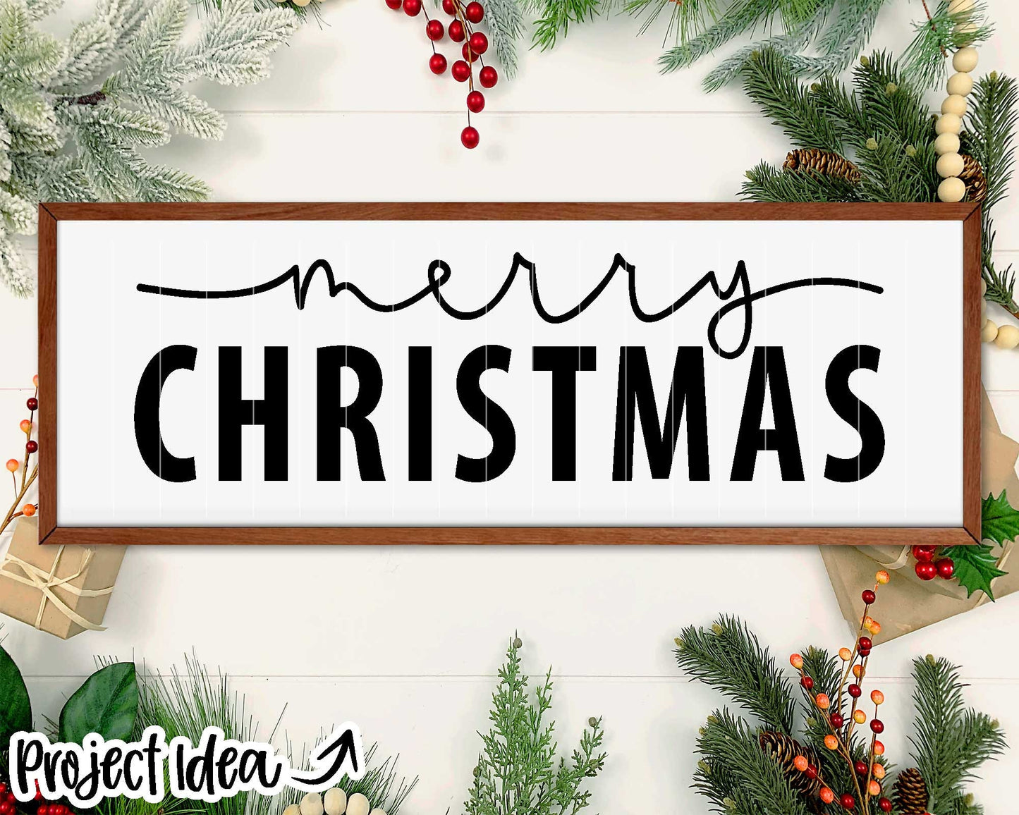 Merry Christmas SVG, Digital Download, Cricut SVG Cut File, Silhouette, Sign, Mug, Shirt Design