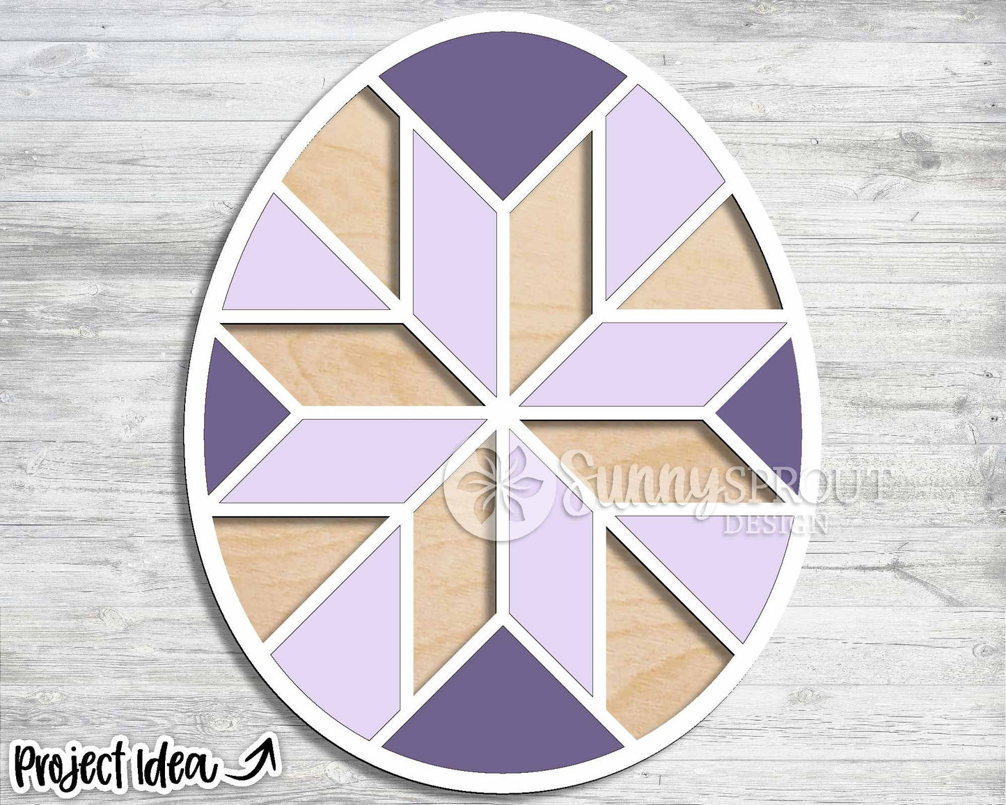 Barn Quilt Pattern Easter Egg, Digital download, SVG Laser cut file, Cricut, Round door hanger design, Spring farmhouse decor