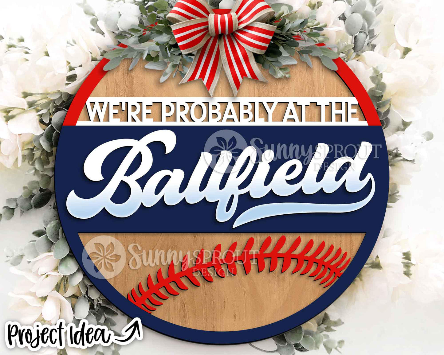 Sport Door Hanger Sign Bundle, Round sign svg, Glowforge laser file, Cricut, Football, Basketball, Hockey, Baseball, Golf