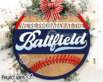 Sport Door Hanger Sign Bundle, Round sign svg, Glowforge laser file, Cricut, Football, Basketball, Hockey, Baseball, Golf