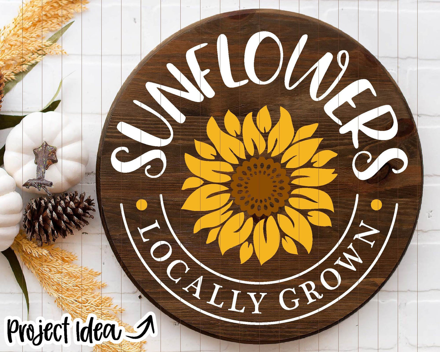 Sunflower SVG File Bundle, Cricut svg cut file, Silhouette cut file, Welcome porch sign designs, Includes 13 designs, Summer flower svg