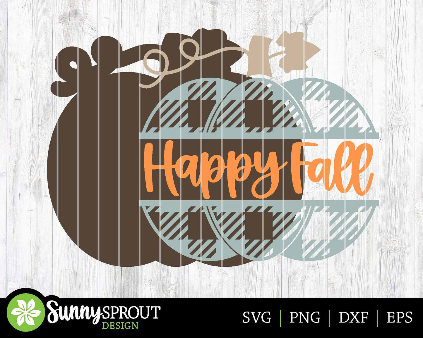 Happy Fall Monogram Pumpkin Sign, Digital Download, SVG Laser Cut File, Cricut, Round Fall Door Hanger Design, Personalize name