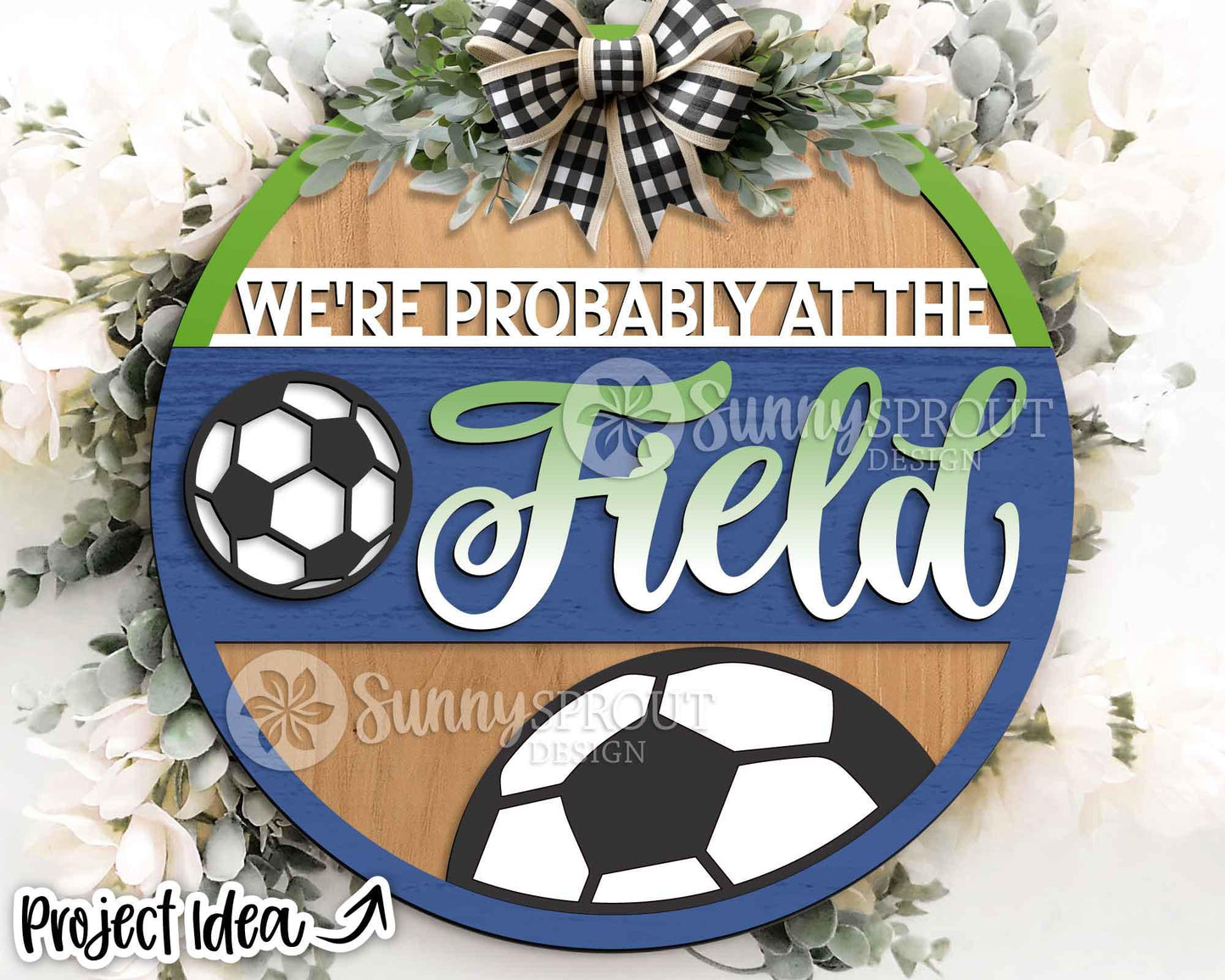 Sport Door Hanger Sign Bundle, Round sign svg, Glowforge laser file, Cricut, Football, Basketball, Hockey, Baseball, Golf