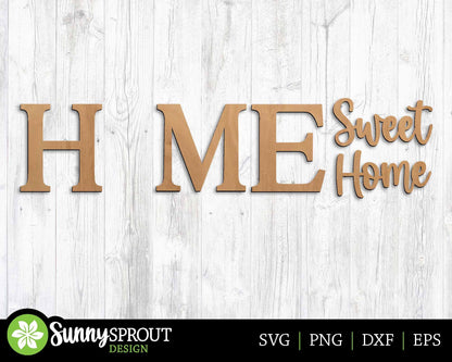 Home Sweet Home Interchangeable Graphics Porch Sign, Digital download, Seasonal vertical porch leaner svg, Glowforge laser file, Cricut