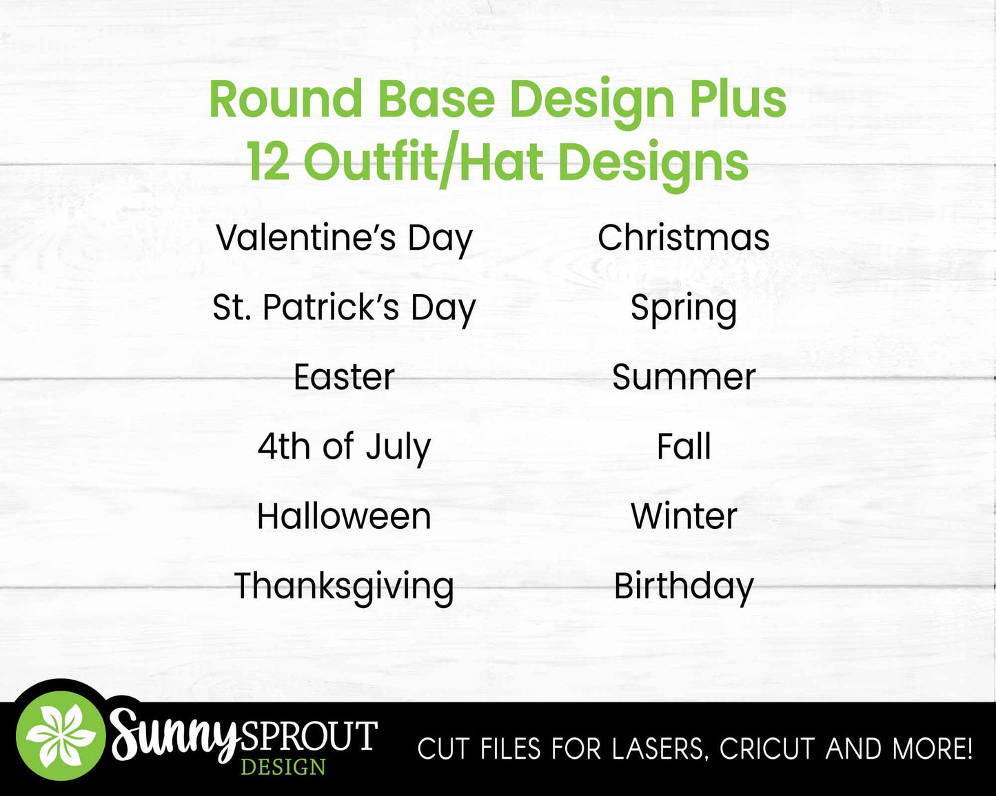 Goose Interchangeable Outfit Sign Bundle, Round door hanger svg, Glowforge laser file, Cricut, Seasonal welcome door sign