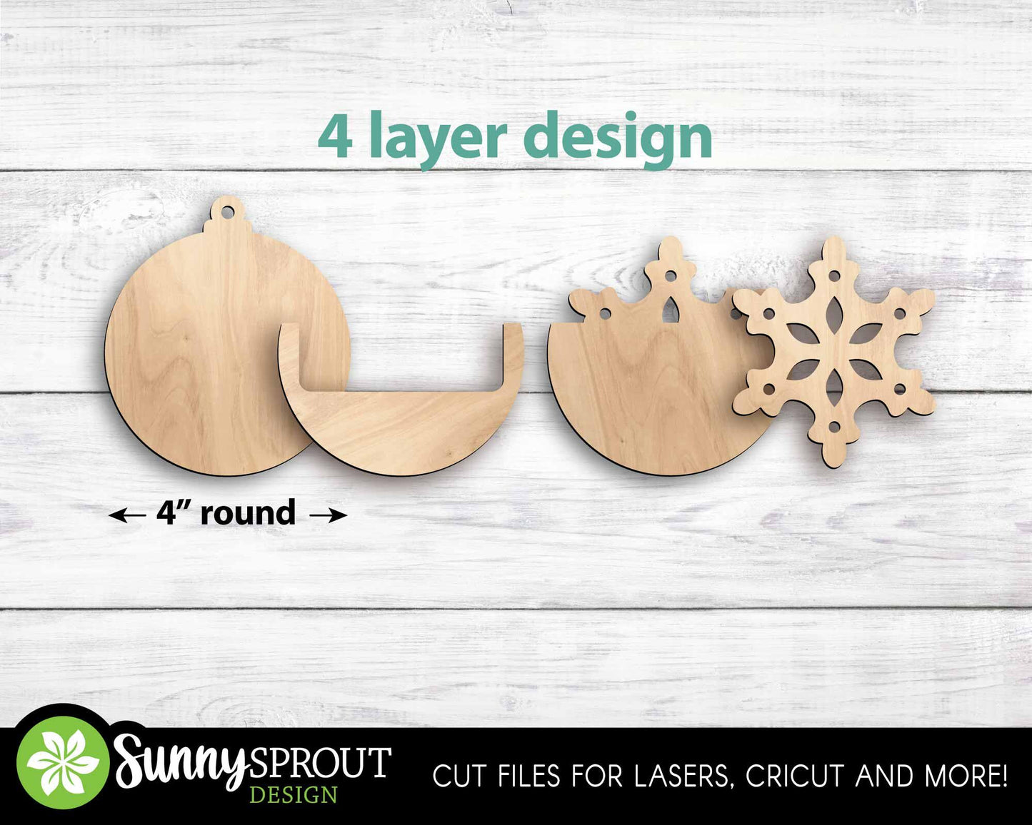 Gift Card Holder Snowflake Ornament, Digital download, SVG laser cut file, Cricut, Christmas design