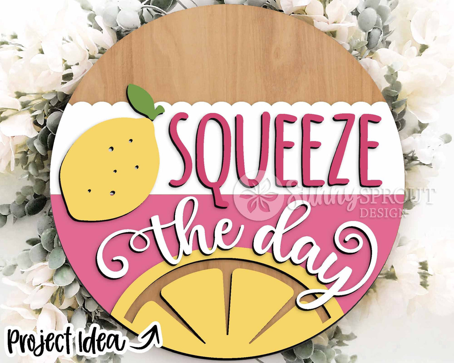 Summer Laser Sign Bundle, Round door hanger svg, Glowforge laser file, Cricut, Front door welcome sign, Hello Summer svg