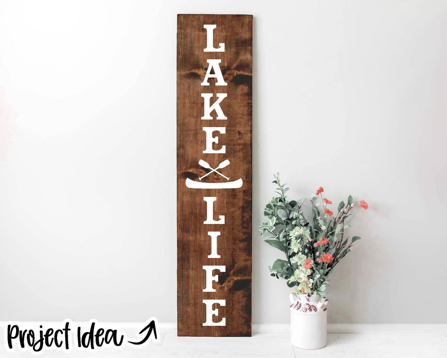 Lake Life Canoe Porch Sign, Digital download, Cricut SVG cut file, Silhouette, Camping lake house outdoor design