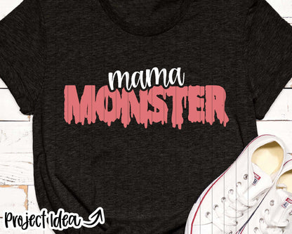 Family Halloween Monster SVG, Digital Download, Cricut SVG Cut File, Silhouette, Matching Halloween Shirt Design