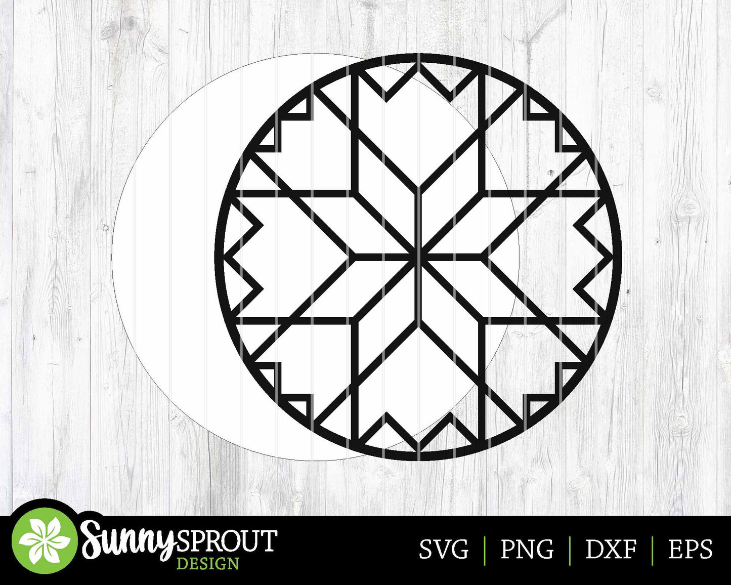Tulip Barn Quilt Sign, Digital download, SVG laser cut file, Cricut, Round door hanger design, Farmhouse Easter decor