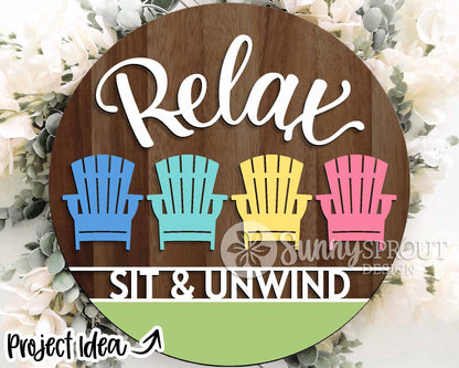 Camping Laser Sign Bundle, Round door hanger svg, Glowforge laser file, Cricut, Front door welcome sign, Summer decor svg