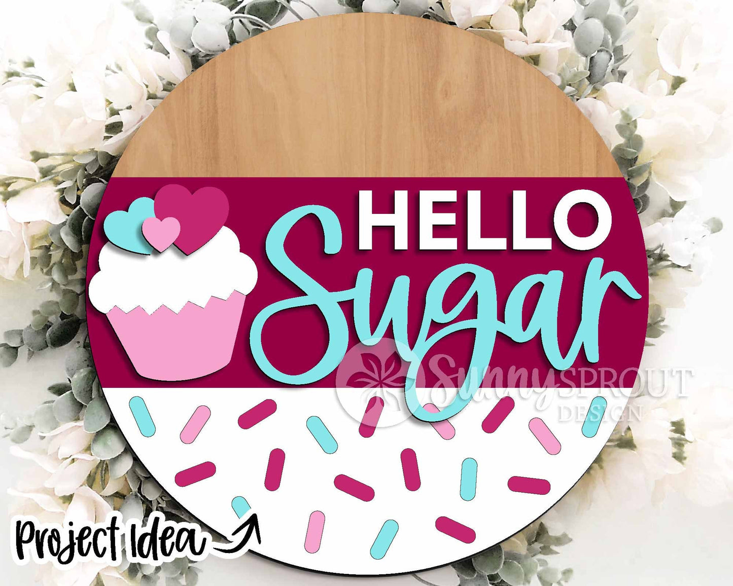 Valentine Laser Sign Bundle 2, Round door hanger, Glowforge laser file, Cricut, Heart welcome sign, Valentine's Day decor