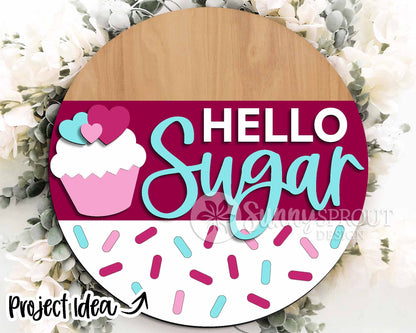 Valentine Laser Sign Bundle 2, Round door hanger, Glowforge laser file, Cricut, Heart welcome sign, Valentine's Day decor