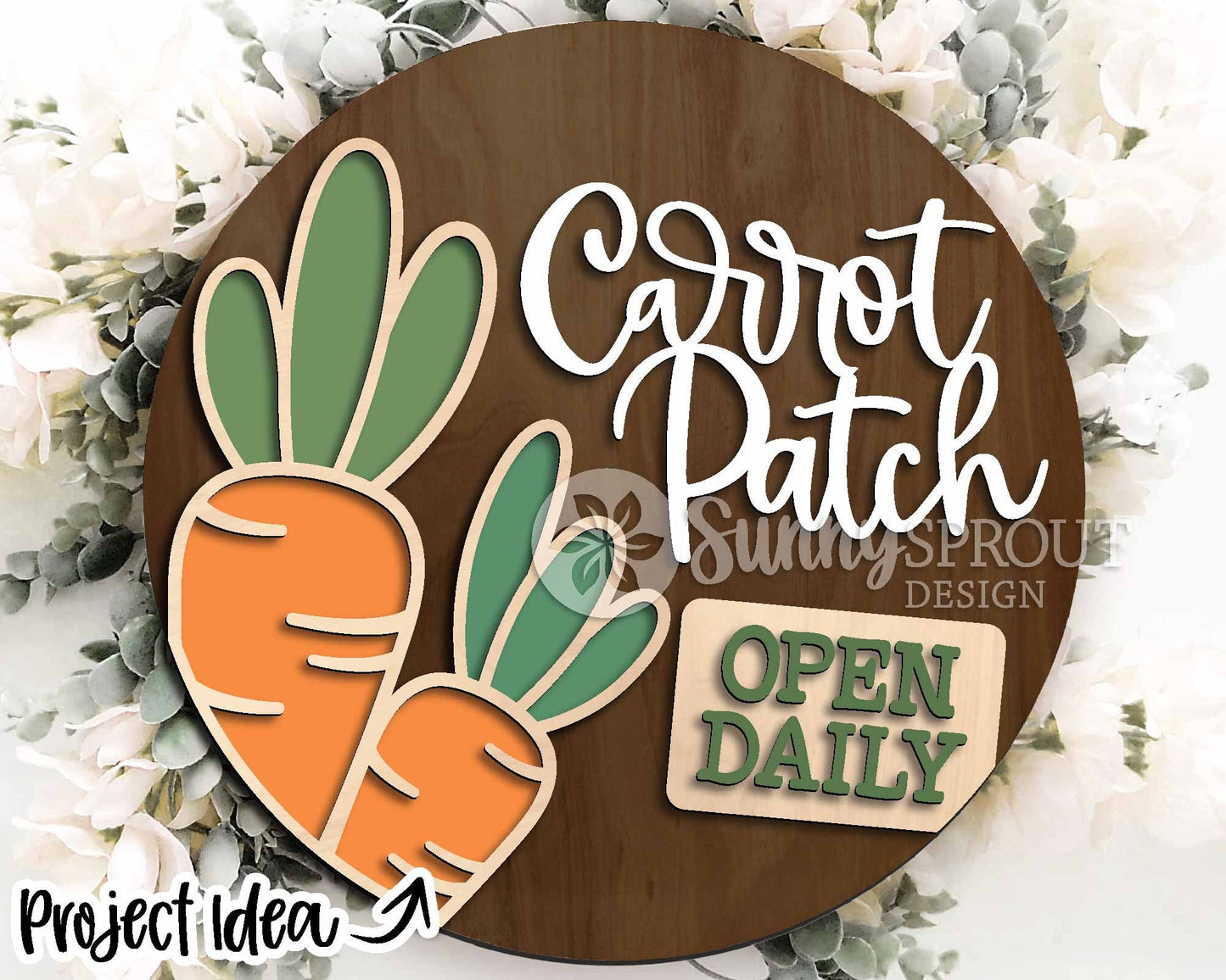 Easter Sign Bundle 4, Round door hanger svg, Glowforge laser file, Cricut, Spring welcome sign svg, Easter bunny egg svg