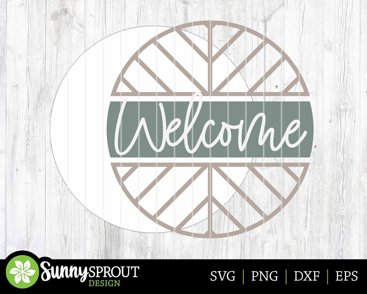 Chevron Geometric Welcome Sign, Digital Download, SVG Laser Cut File, Cricut, Round Door Hanger Design, Patriotic 4th of July Decor