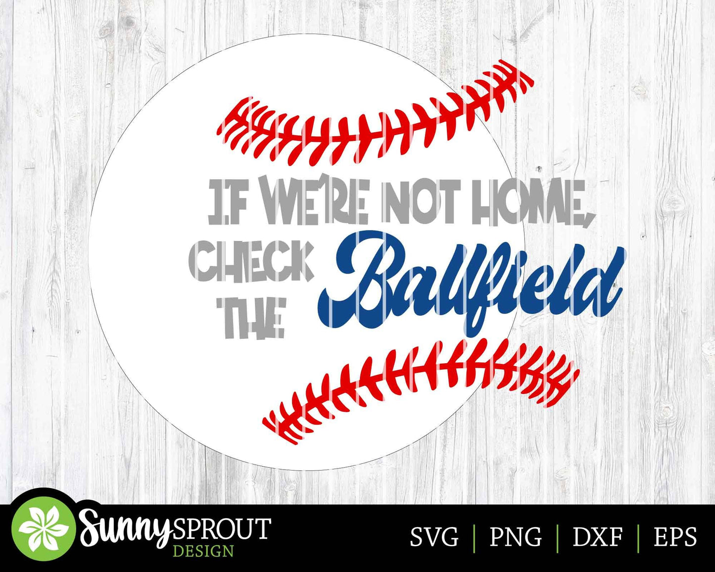 Check the Ballfield Sign, Digital Download, SVG Laser Cut File, Cricut, Door Hanger Wall Art Design, Baseball Sports Decor