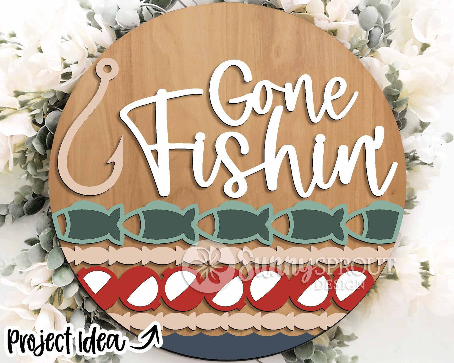 Camping Laser Sign Bundle 2, Round door hanger svg, Glowforge laser file, Cricut, Front door welcome sign, Summer decor