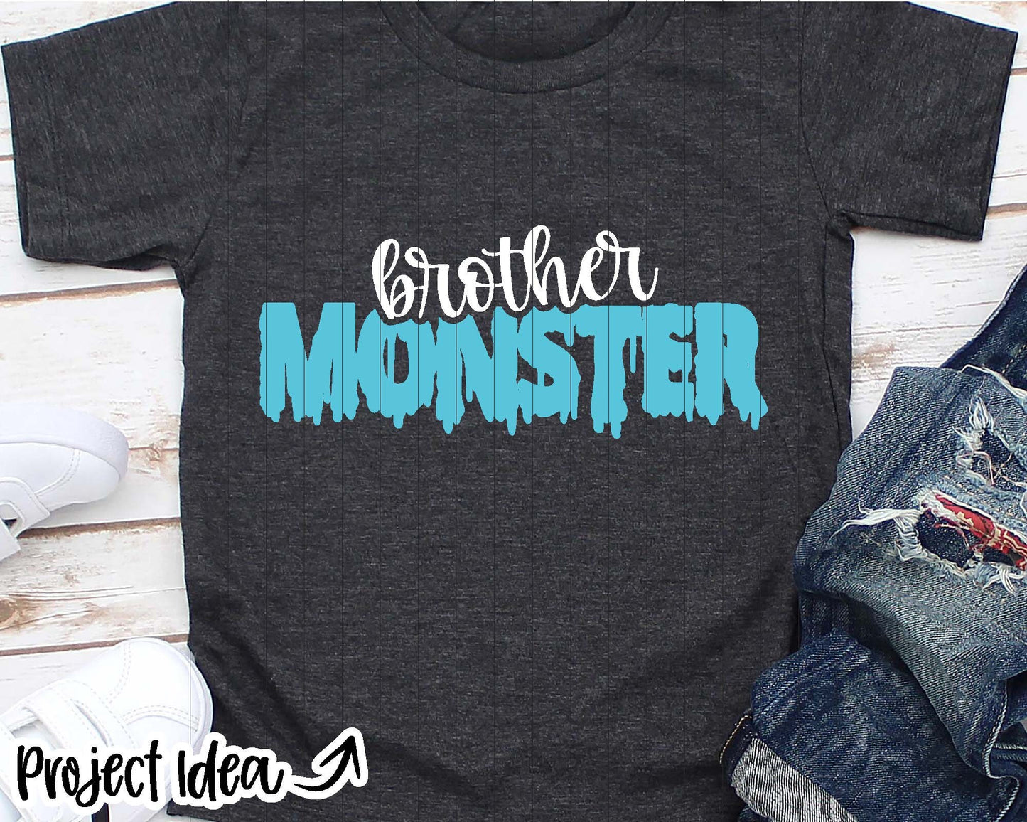 Family Halloween Monster SVG, Digital Download, Cricut SVG Cut File, Silhouette, Matching Halloween Shirt Design