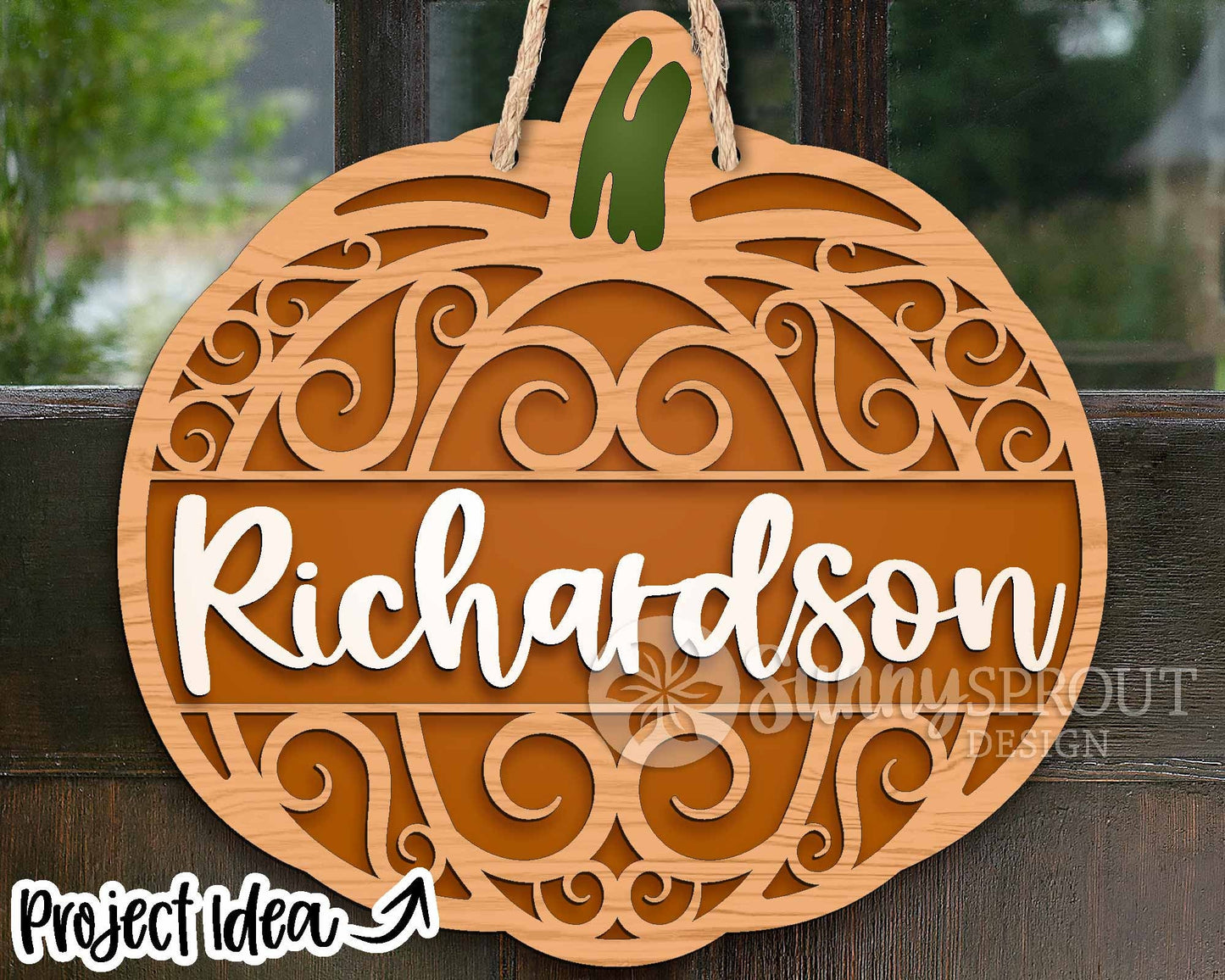 Thanksgiving Laser Sign Bundle, Round door hanger, Glowforge laser file, Cricut cut svg, Silhouette, Fall welcome sign