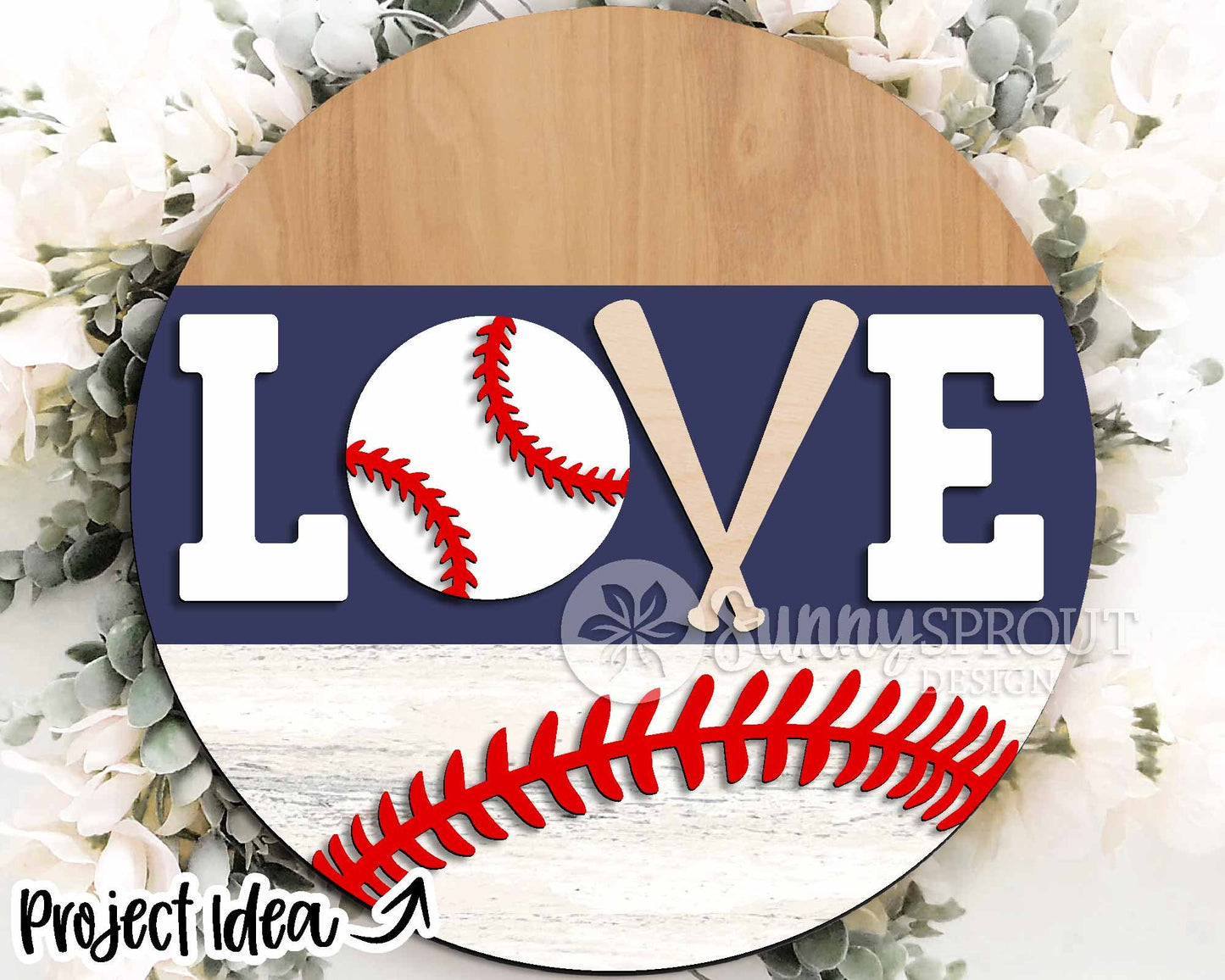 Baseball Softball Laser Sign Bundle, Round door hanger svg, Glowforge laser file, Cricut cut file, Ballfield welcome sign