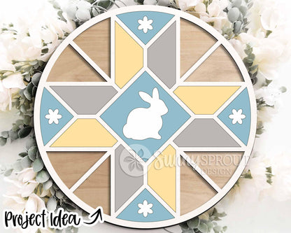 Seasonal Barn Quilt Sign Bundle, Round door hanger svg, Glowforge laser file, Cricut, Front door sign svg, Wall decor